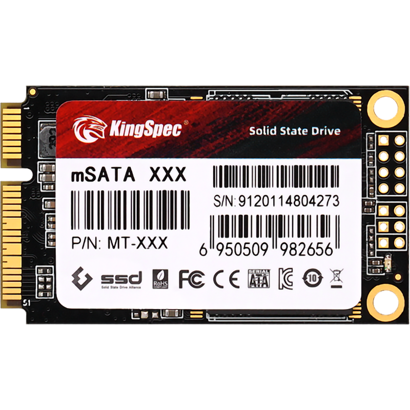 Твердотельный накопитель Kingspec SSD MT-512, 512 ГБ, 3D NAND, чтение 560 МБ/с, 240 ТБ