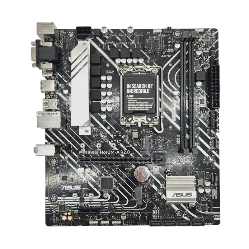 Материнская плата ASUS PRIME H610M-A R2.0, LGA1700, Intel H610, Micro-ATX, DDR5