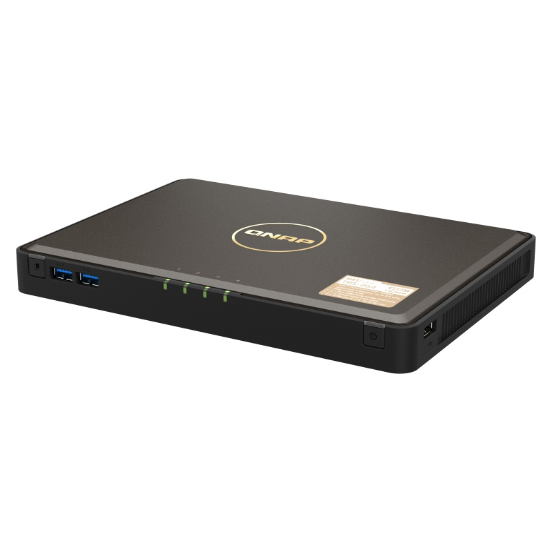 Сетевое хранилище NAS QNAP SMB NAS 4-bay M.2 NVMe, Intel Celeron N5105, 8 ГБ ОЗУ, фото 3