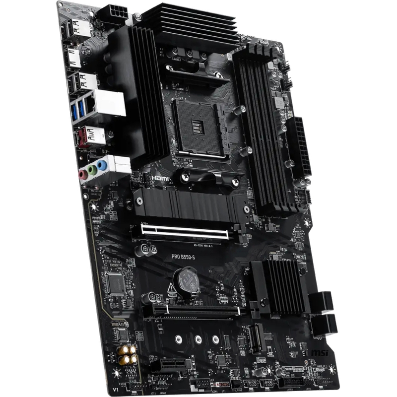 Материнская плата MSI PRO B550-S, AM4, AMD B550, ATX, DDR4, DIMM, фото 3