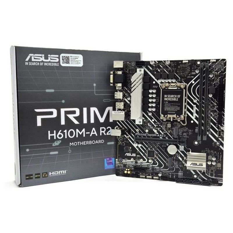 Материнская плата ASUS PRIME H610M-A R2.0, LGA1700, Intel H610, Micro-ATX, DDR5, фото 3