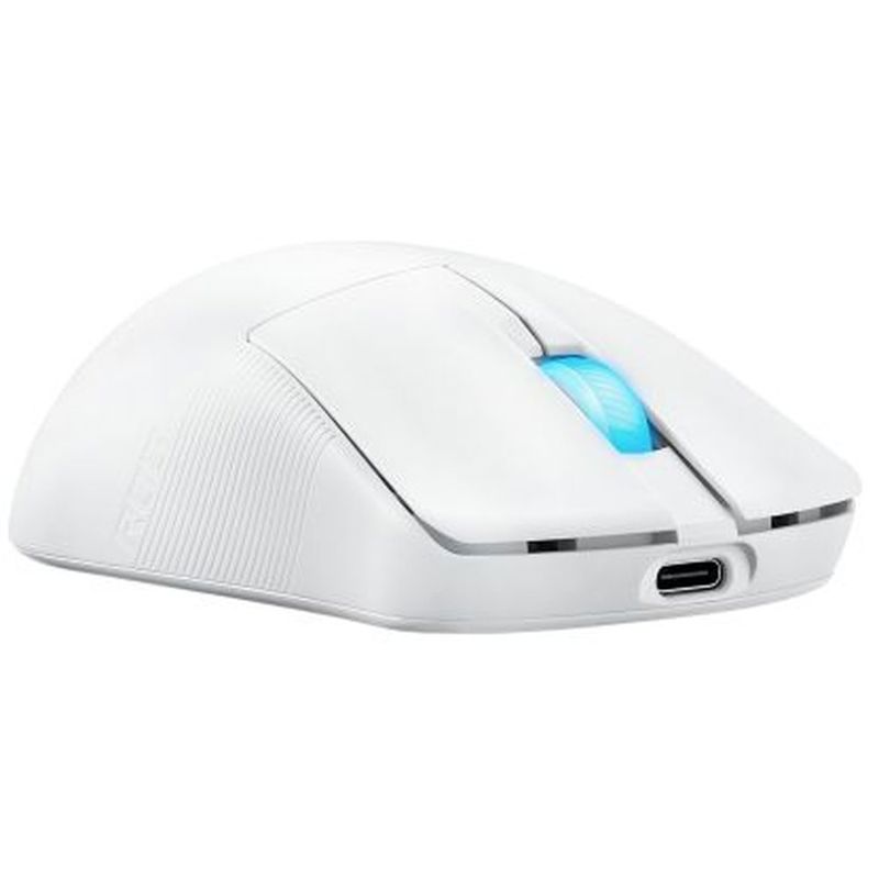 Мышь ASUS P716 ROG HARPE ACE MINI, USB-A, Bluetooth, радиоканал, 42000 dpi, белый, подсветка, фото 8
