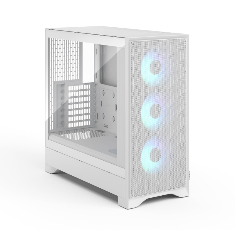 Корпус для ПК Fractal Design Pop 2 Air TG RGB, Midi Tower, белый, под ATX, mATX, mITX, подсветка ARGB, фото 6