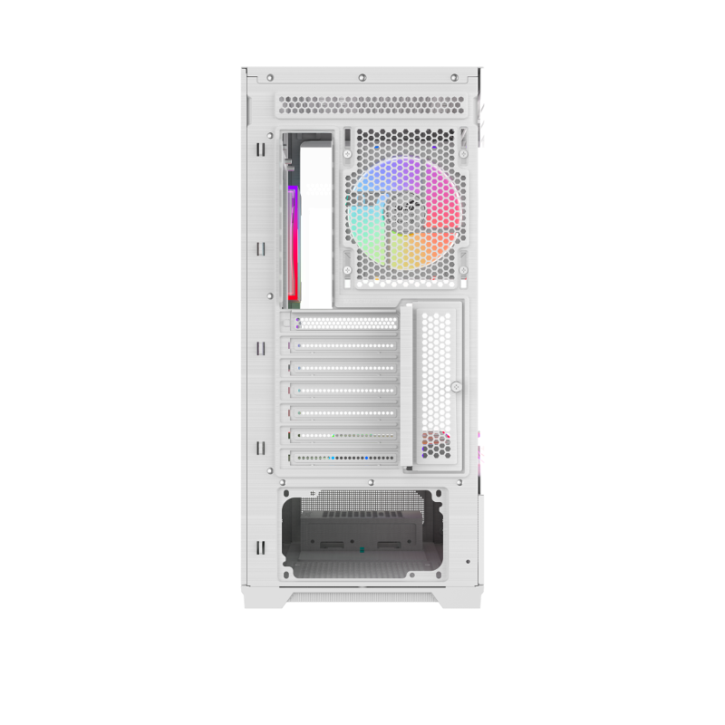 Корпус для ПК Sama V43, Midi Tower, белый, под ATX, mATX, Mini-ITX, подсветка ARGB, фото 5