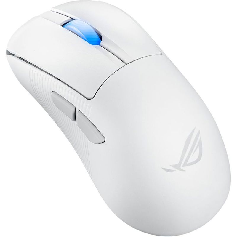 Мышь ASUS P714 ROG KERIS II WL ACE, USB-A, Bluetooth, радиоканал, 42000 dpi, белый, подсветка, фото 2