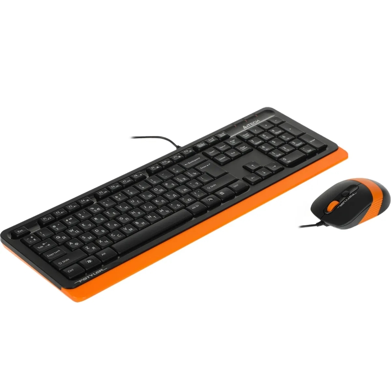 Комплект клавиатура и мышь A4Tech + Fstyler F1010, проводное подключение, USB-A, чёрный, фото 4