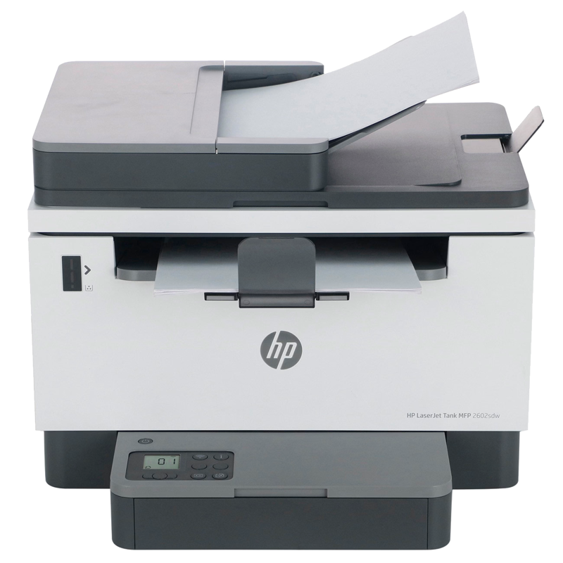 МФУ лазерное HP LaserJet Tank 2602sdw, A4, двусторонняя печать, сканирование 600x600 dpi, USB, Wi-Fi