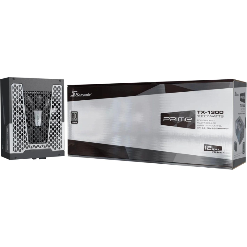 Блок питания Блок питания Seasonic ATX 1300W PRIME TX-1300 Gen.5 80+ titanium (20+4pin) APFC 135mm fan 18xSATA Cab Manag RTL [TX-1300 SSR-1300TR2], фото 3