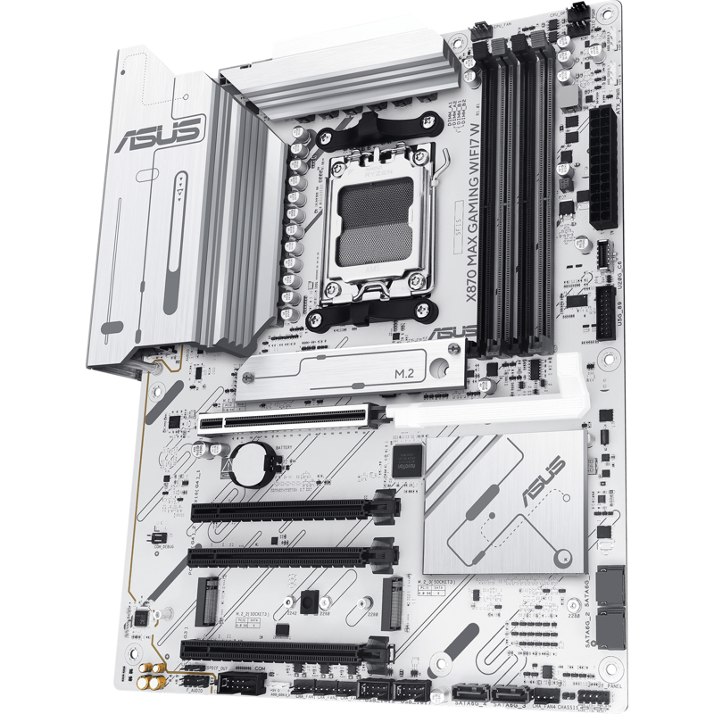 Материнская плата ASUS X870 MAX WIFI7 W, AM5, AMD X870, ATX, DDR5, фото 4