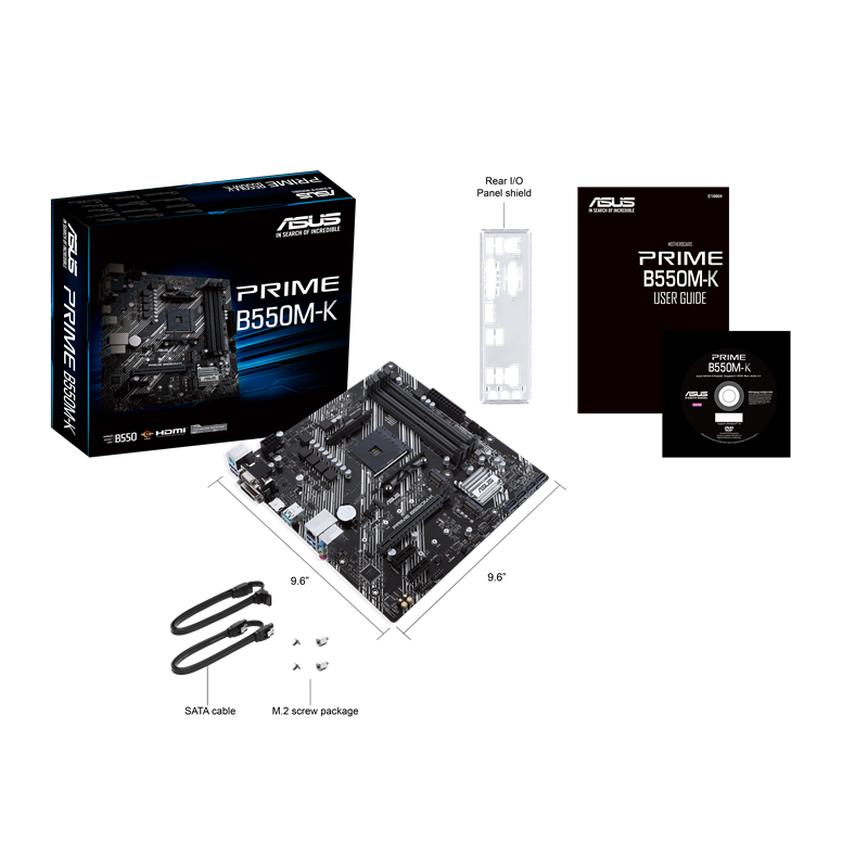 Материнская плата ASUS PRIME B550M-K, AM4, AMD B550, Micro-ATX, DDR4, фото 8