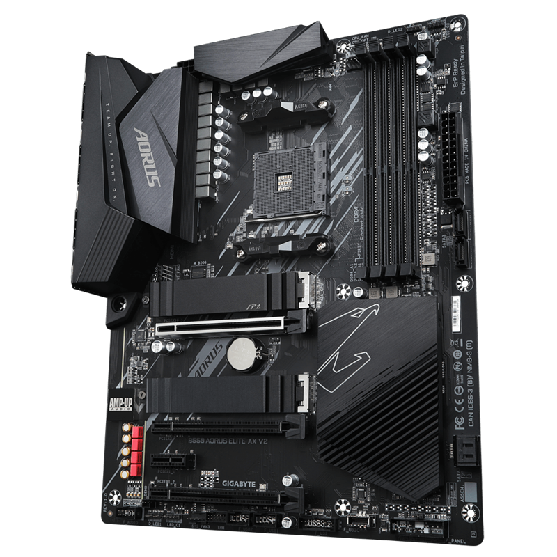 Материнская плата Gigabyte B550 AORUS ELITE AX V2, AM4, AMD B550, ATX, DDR4, фото 2