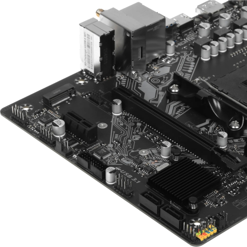 Материнская плата Maxsun MS-Challenger A520M-K WIFI, AM4, AMD A520, Micro-ATX, DDR4, фото 6