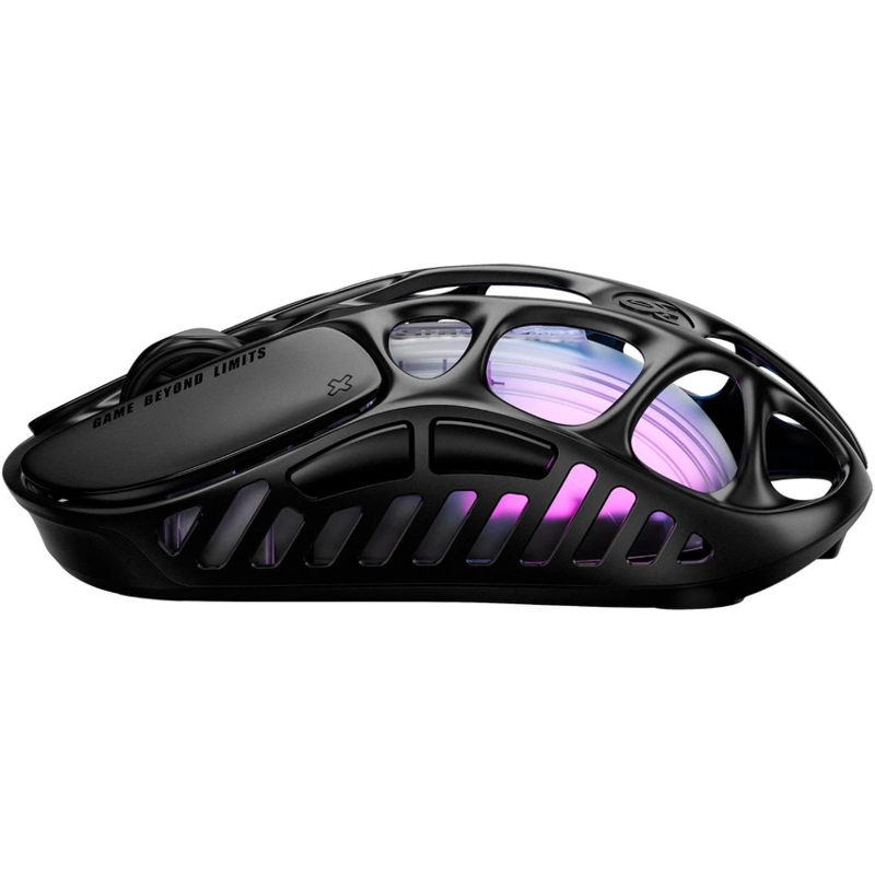 Мышь Gravastar Mercury X Pro Galaxy, USB-C, Bluetooth, радиоканал, 32000 dpi, чёрный, подсветка, фото 4