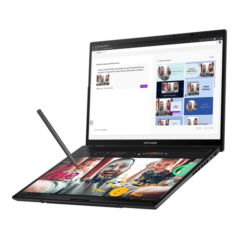 Ноутбук ASUS UX8406CA-QL345X Duo Touch 14+14, 255H, 32 ГБ ОЗУ, 1024 ГБ, 14 дюймов, фото 4