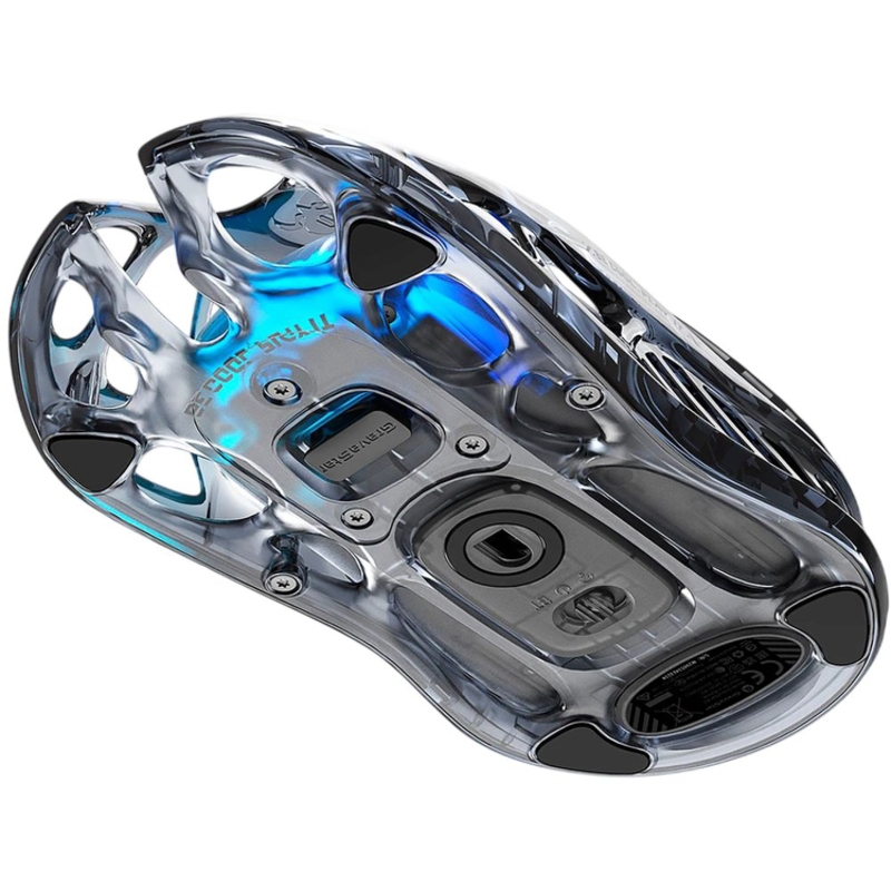 Мышь Gravastar Mercury M2 XTAL, USB-C, Bluetooth, радиоканал, 26000 dpi, чёрный, подсветка, фото 5
