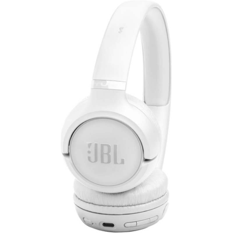 Наушники JBL T530BT, Bluetooth 6.0, USB Type-C, накладные, белый, крепление оголовье, фото 5