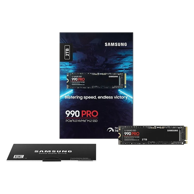 Твердотельный накопитель Samsung SSD 990 PRO, 2 ТБ, TLC, чтение 7450 МБ/с, 1200 ТБ, фото 10