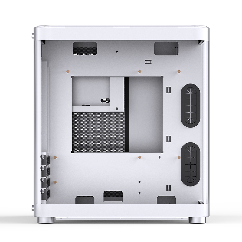 Корпус для ПК Jonsbo TK-1, Midi Tower, белый, под mATX, Mini-ITX, материал закалённое стекло, металл, фото 9