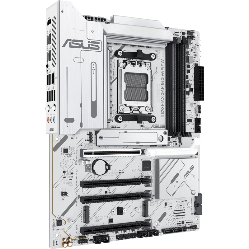 Материнская плата ASUS X870 MAX WIFI7 W, AM5, AMD X870, ATX, DDR5, фото 3