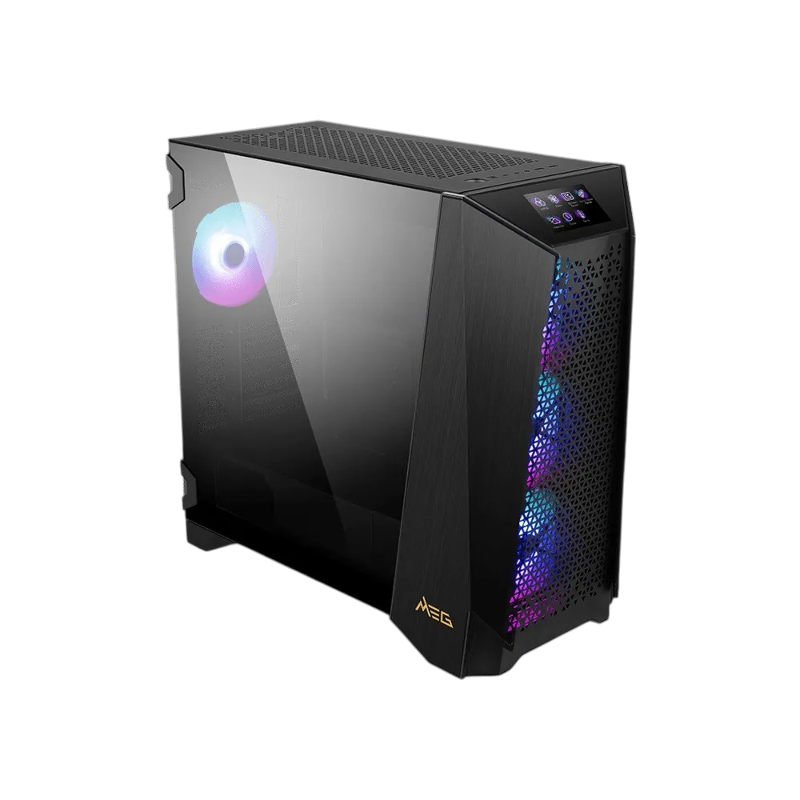 Корпус для ПК MSI MEG PROSPECT 700R, Midi Tower, чёрный, под ATX, mATX, mITX, EATX, подсветка ARGB, фото 4