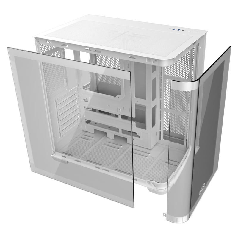 Корпус для ПК Raijintek ATREUS BT7, Midi Tower, белый, под ATX, E-ATX, Micro-ATX, Mini-ITX, подсветка ARGB, фото 32