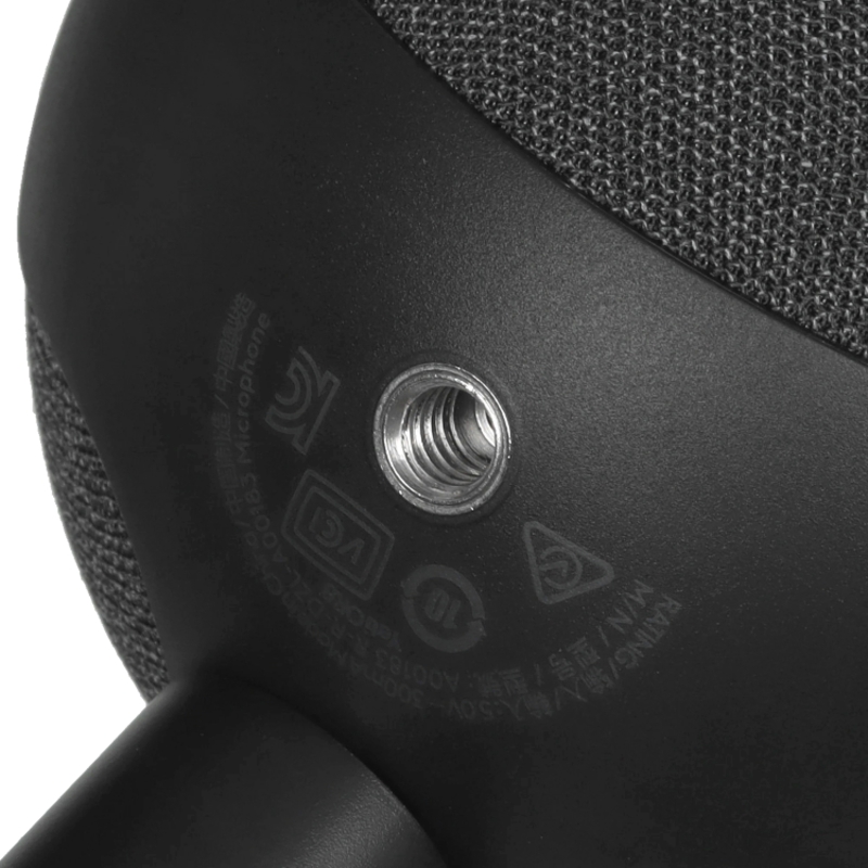 Микрофон Logitech USB Microphone Yeti Orb, проводное подключение, USB Type-A, настольный, Black, фото 32