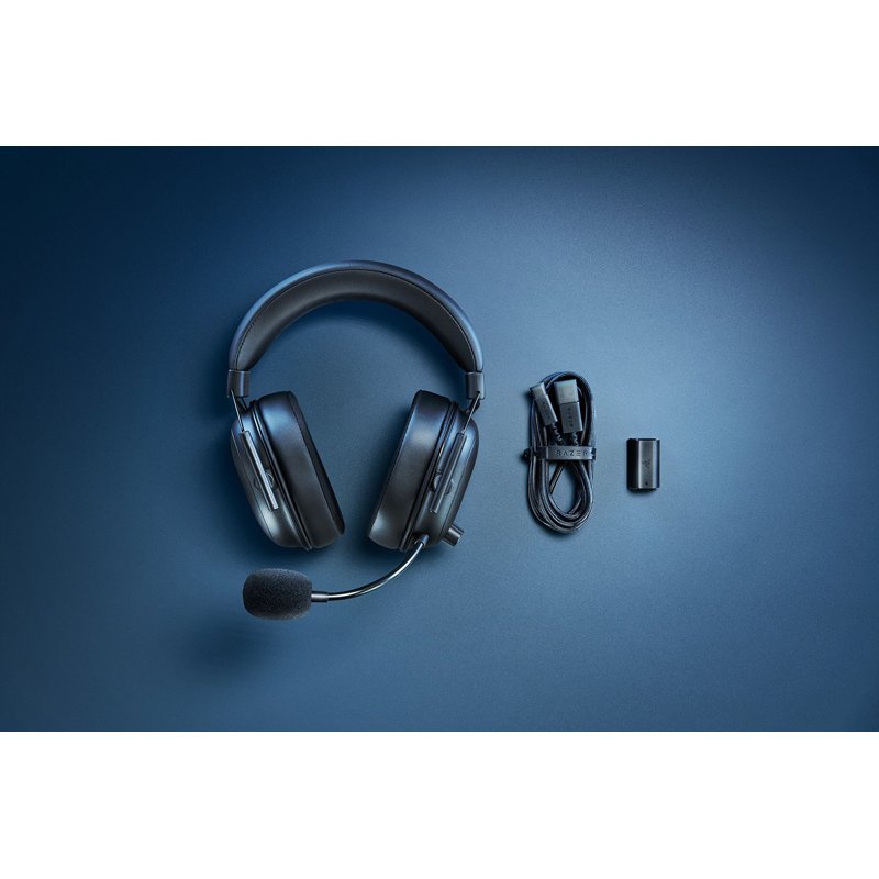 Гарнитура Razer BlackShark V2 HyperSpeed, радиоканал, Bluetooth 5.2, USB Type-A, полноразмерные, фото 6