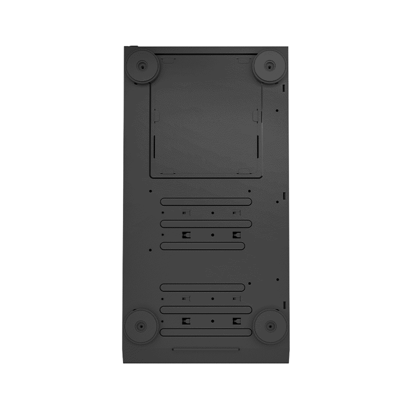 Корпус для ПК PcCooler ME200 MESH BK, Midi Tower, чёрный, под ATX, E-ATX, mATX, mITX, подсветка ARGB, фото 3