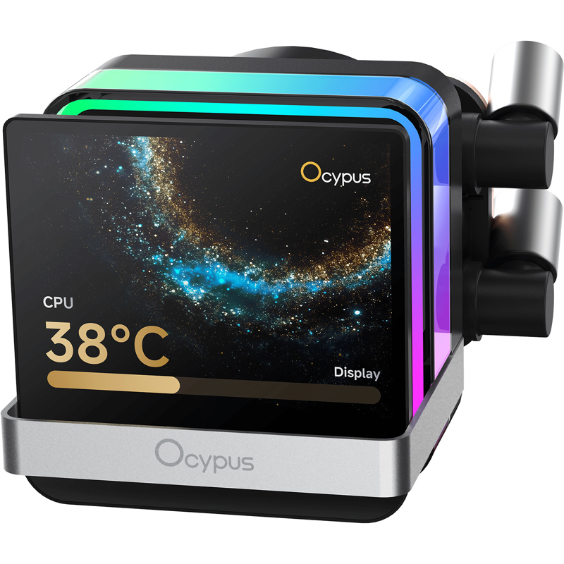 Система жидкостного охлаждения Ocypus Sigma L24 PRO BK, вентилятор 120 мм, шум 36 дБА, AM5, фото 2