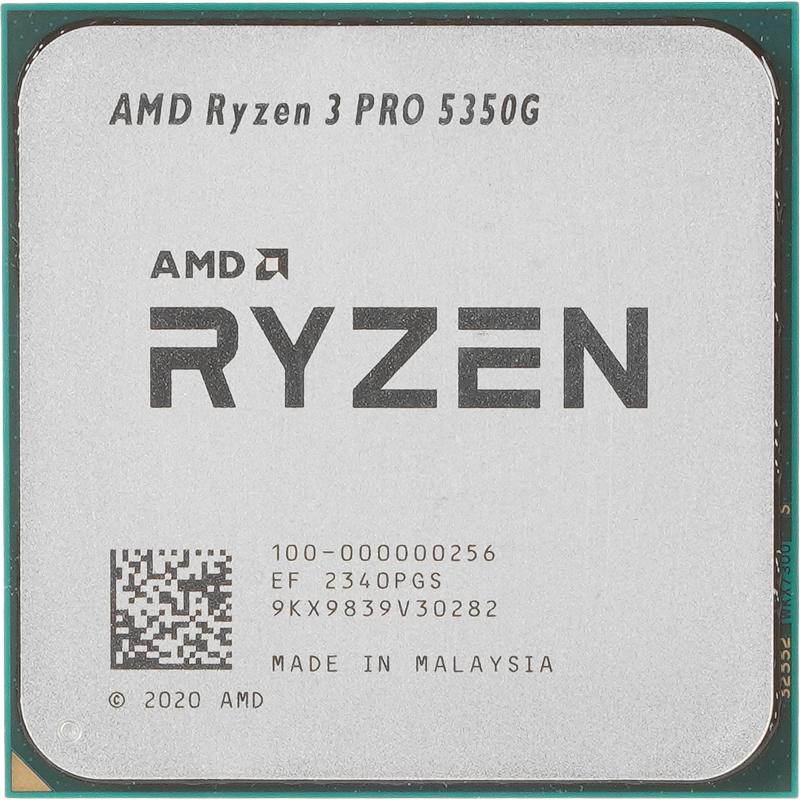 Процессор AMD Ryzen 3 PRO 5350G, AM4, OEM, 4 ядра, 8 потоков, до 4.2 ГГц, AMD Radeon