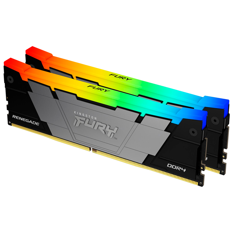 Оперативная память Kingston KF432C16RB2AK2/16, 16 ГБ (2x8 ГБ), DDR4, 3200 МГц, DIMM, CL16