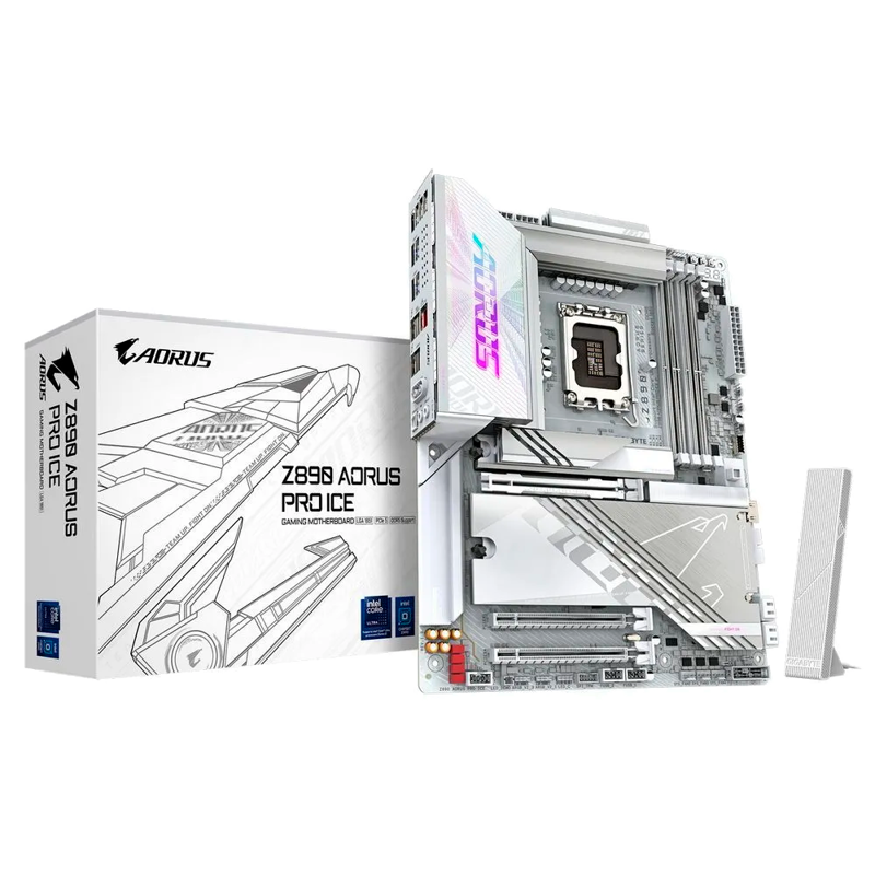 Материнская плата Gigabyte Z890 AORUS PRO ICE, LGA1851, Intel Z890, ATX, DDR5