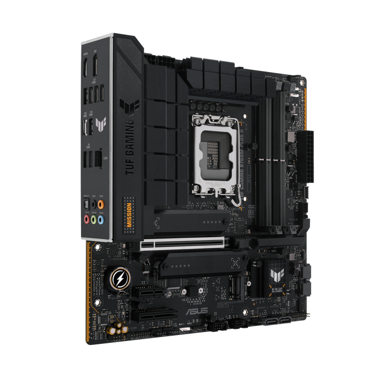 Материнская плата ASUS TUF B760M-PLUS II, LGA1700, Intel B760, mATX, DDR5, фото 2