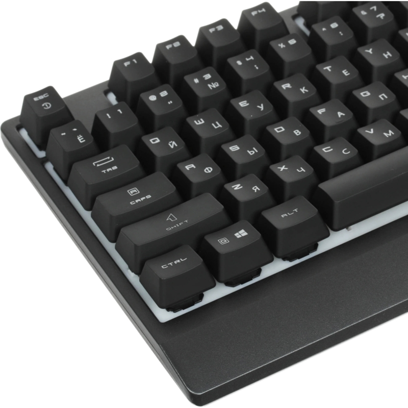 Клавиатура MSI VIGOR GK30 RU, проводное подключение, USB-A, плунжерные, чёрный, подсветка, фото 4