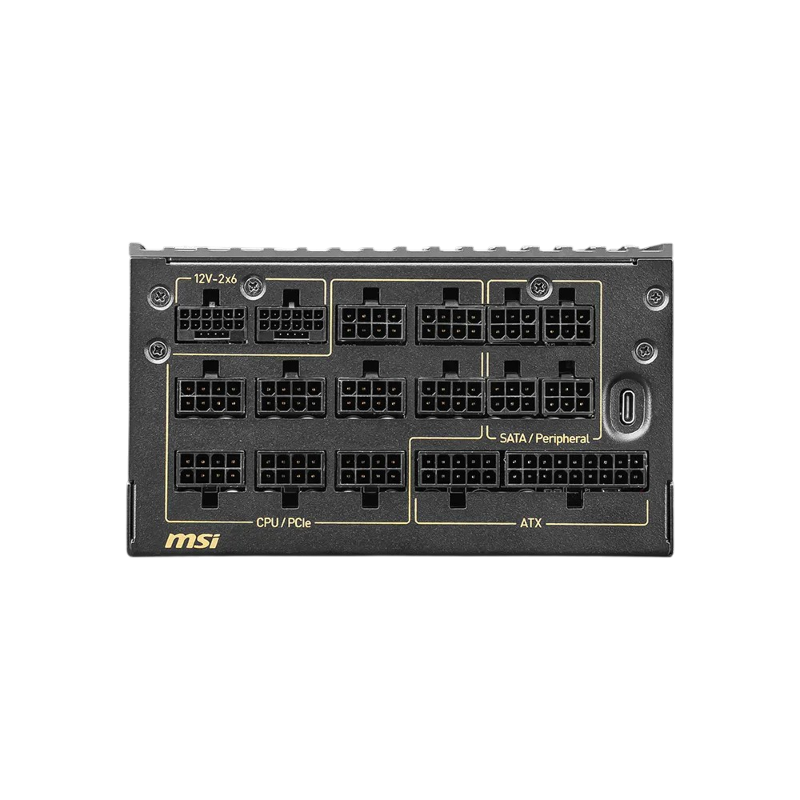 Блок питания MSI MEG Ai1600T PCIE5, 1600 Вт, 80 PLUS Titanium, ATX, активный PFC, фото 2