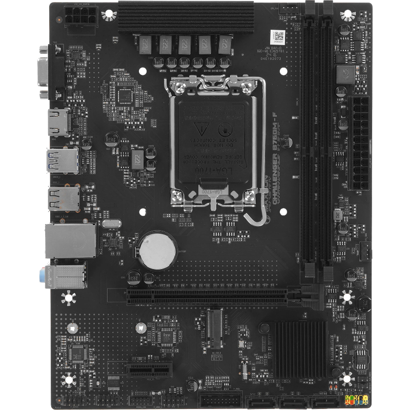 Материнская плата Maxsun MS-Challenger B760M-F, LGA1700, Intel B760, Micro-ATX, DDR4