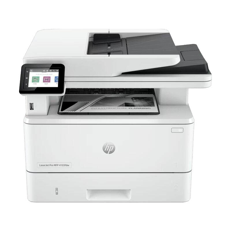 МФУ лазерное HP LaserJet Pro 4103fdw, A4, двусторонняя печать, сканирование 1200x1200 dpi, USB, Ethernet, Wi-Fi, фото 2