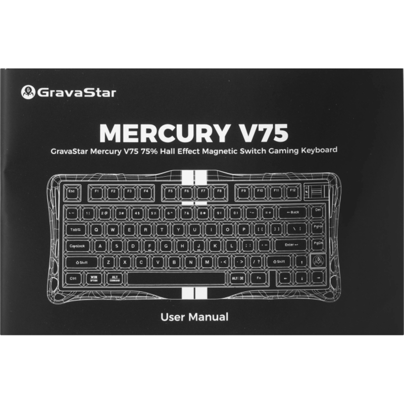 Клавиатура Gravastar Mercury V75 Pro U CG BLK RU, белый, фото 7