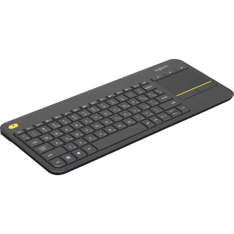 Клавиатура Logitech K400 Touch Plus RTL, беспроводное подключение, чёрный, фото 2