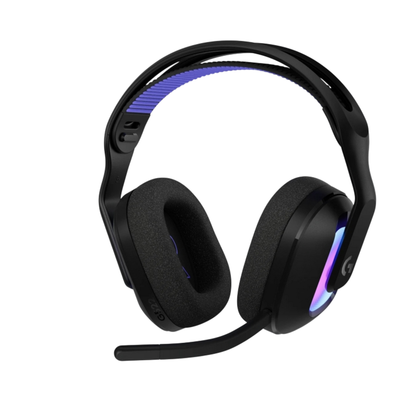 Гарнитура Logitech G522 LIGHTSPEED, радиоканал, Bluetooth 5.3, USB Type-C, полноразмерные, чёрный