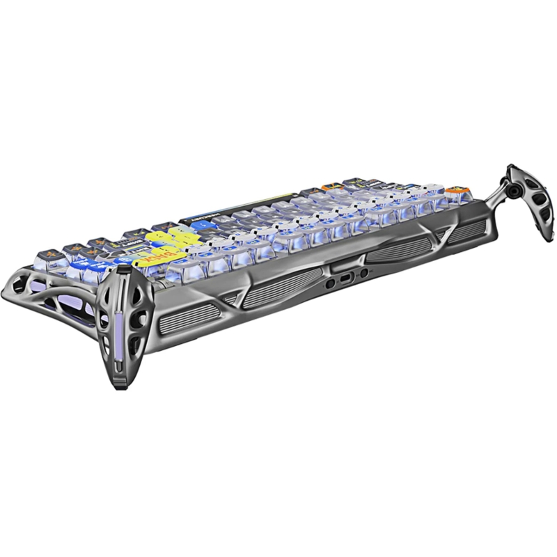 Клавиатура Gravastar Mercury K1 Pro GRY, USB-C, Bluetooth, радиоканал, механические, серый, подсветка, фото 8