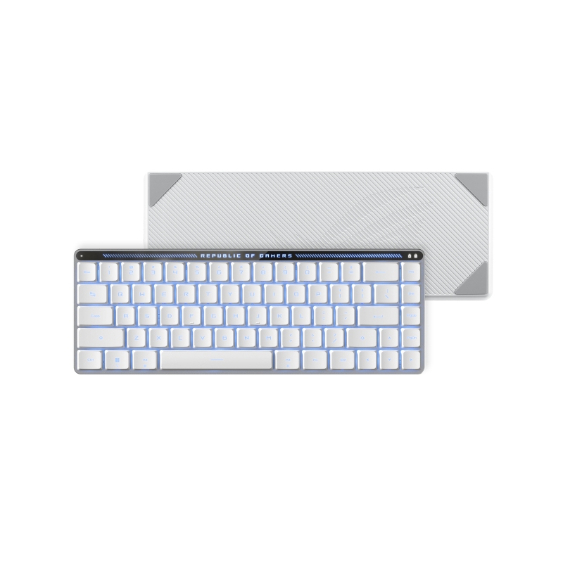 Клавиатура ASUS M603 FALCHION RX LP, USB-C, Bluetooth, белый, подсветка, фото 3