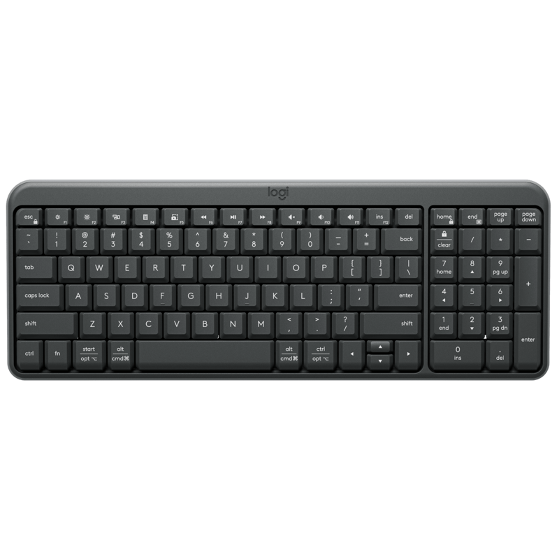 Клавиатура Logitech K250 Compact - GRAPHITE, Bluetooth, мембранные, графит, фото 13