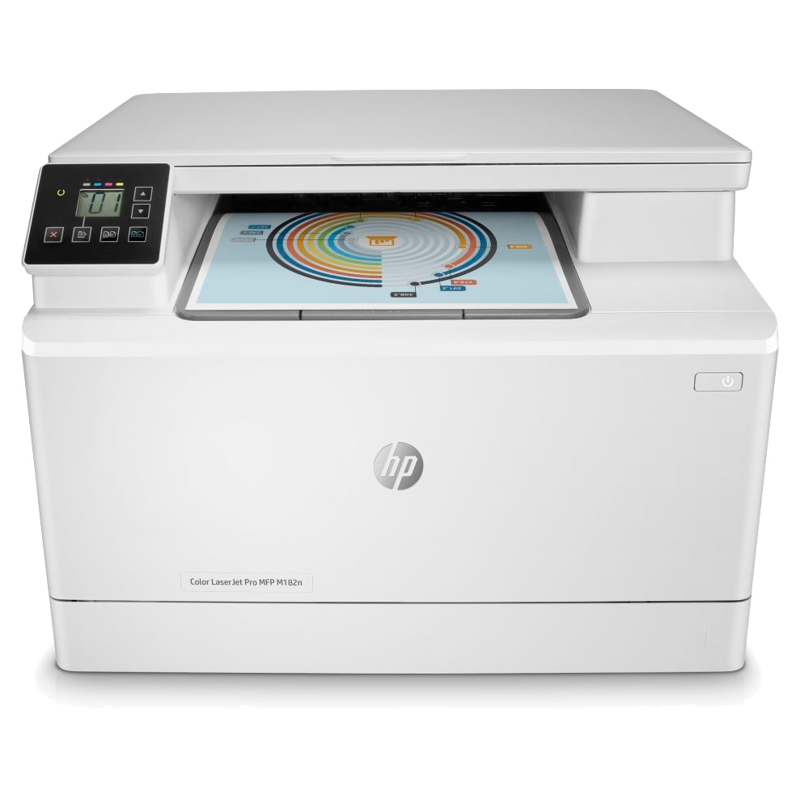МФУ лазерное HP Color LaserJet Pro M182n, A4, 16 стр./мин, сканирование 1200x1200 dpi, USB, Ethernet