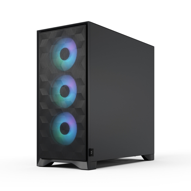 Корпус для ПК Fractal Design Pop 2 Air TG RGB, Midi Tower, чёрный, под ATX, mATX, mITX, подсветка ARGB, фото 12