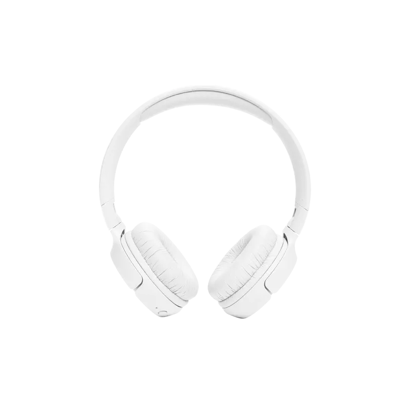 Наушники JBL T520BT, Bluetooth 5.2, USB Type-C, накладные, белый, крепление оголовье, встроенный микрофон