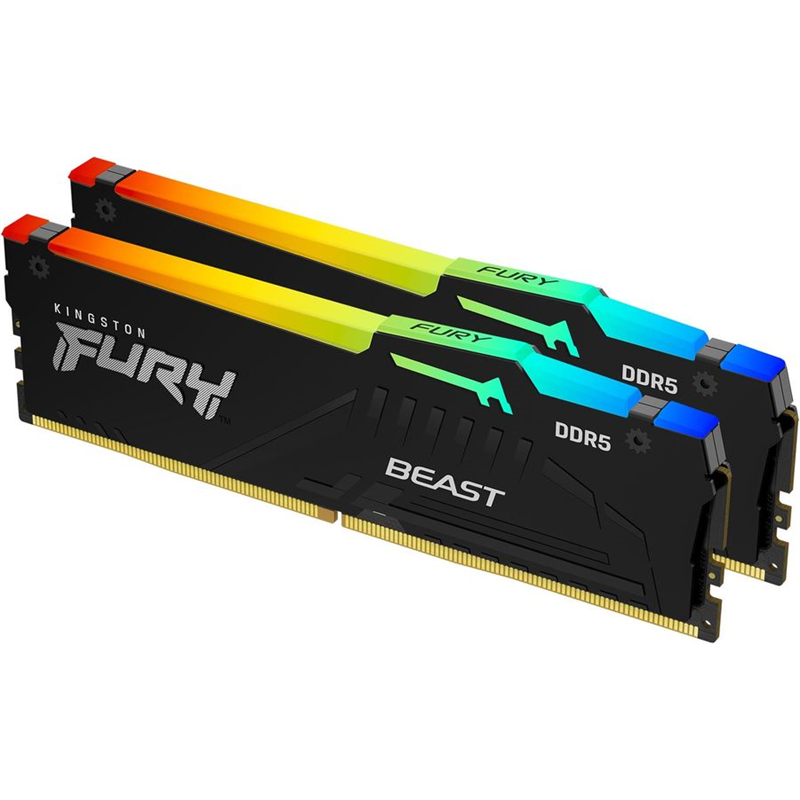 Оперативная память Kingston KF560C36BBEAK2-16, 16 ГБ (2x8 ГБ), DDR5, 6000 МГц, DIMM, PC5-48000, CL36, фото 2
