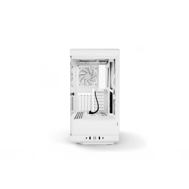 Корпус для ПК Hyte Y40, Midi Tower, белый, под ATX, mATX, Mini-ITX, материал закалённое стекло, сталь, фото 2