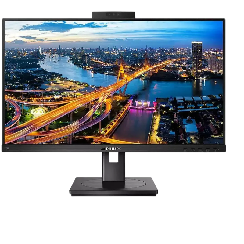 Монитор Philips 275B1H, 27 дюймов, 2560x1440, 75 Гц, IPS, 350 кд/м², чёрный