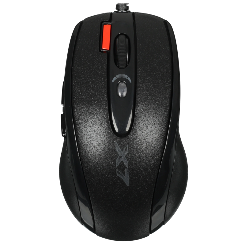 Мышь A4Tech XL-750BK 3600dpi USB2.0 6but, проводное подключение, USB-A, черный